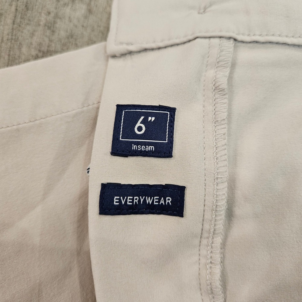 Chubbies Everywear Shorts Mens L Khaki 6" Inseam Stretch Performance Golf Preppy - Picture 8 of 13